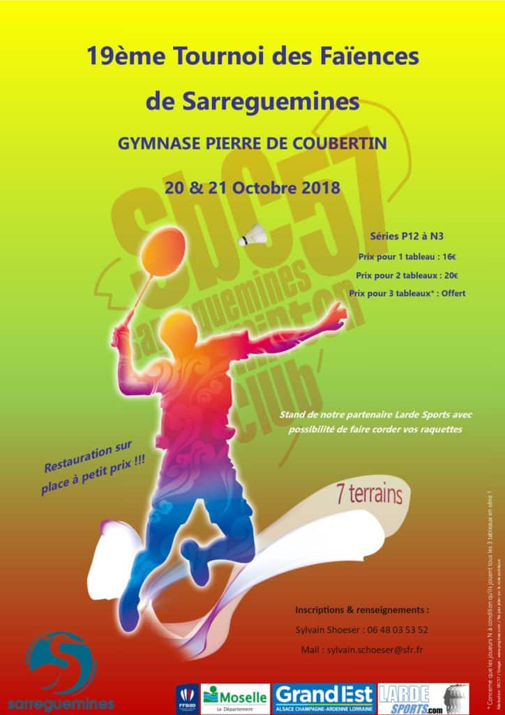 Tournoi des Faïences 2018 - 19ième édition