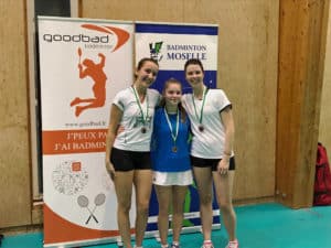 Championnat de Moselle 2018/2019 - Elea et Valentine - Simple Dames Junior