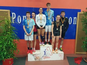 Grand Est 2019 - Double mixte juniors_Valentine Bellott 3e