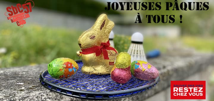 SBC57 Joyeuses Pâques Sarreguemines Badminton